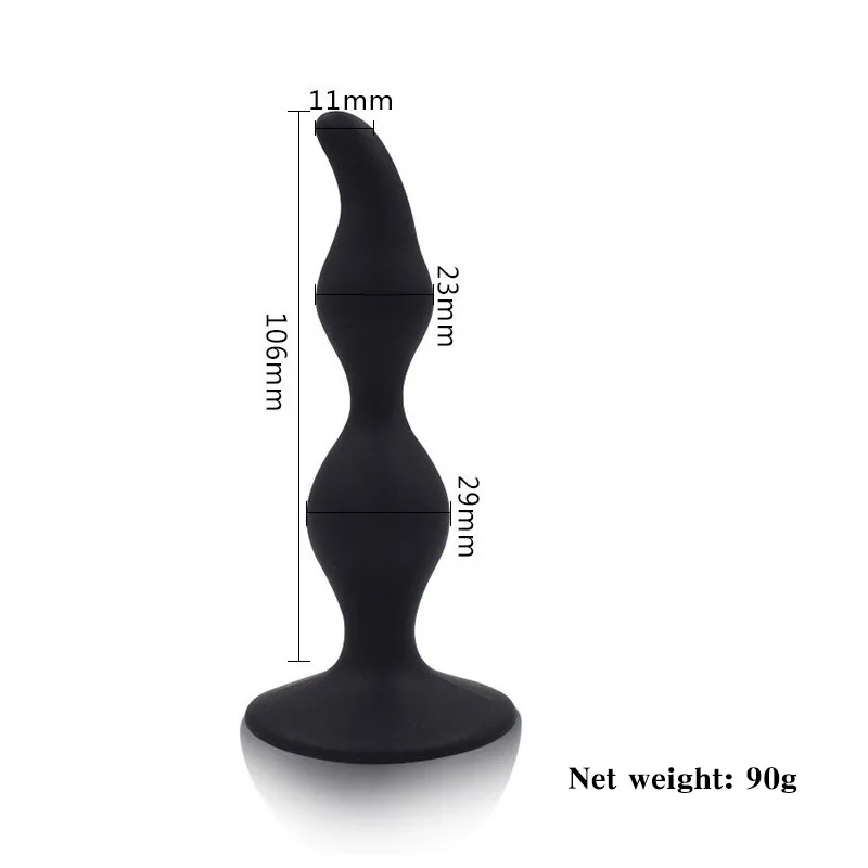 Силиконовые анальные бусины стимуляция точки G заднего массажа анальная Мужская