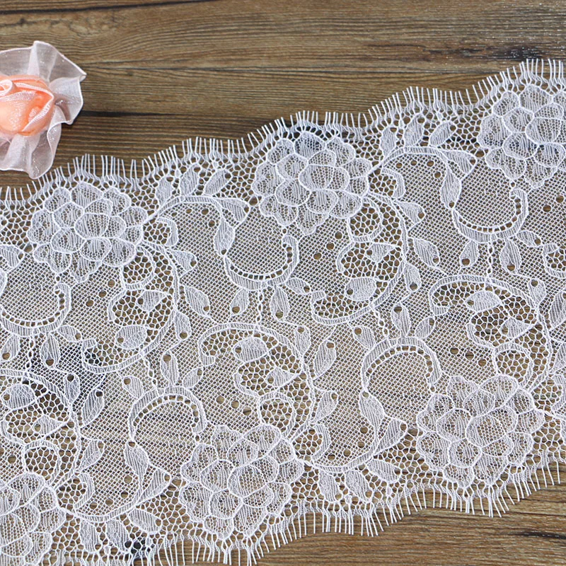 18 см широкая светильник-розовая кружевная ткань сделай сам для одежды