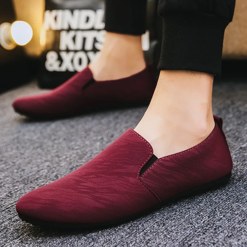 2 пары удобные парусиновые Лоферы для мужчин размеры 38-46 | Обувь