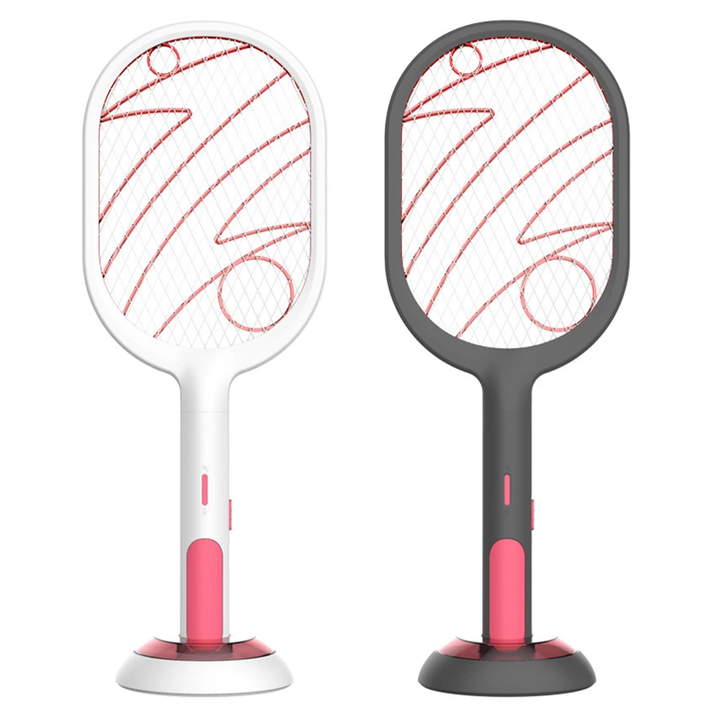 

CN Electric Mosquito Swatter 2 Modes 1200mAh USB Rechargeable Home Fly Bug Zapper Racket Inserts Killer Pest Control Products