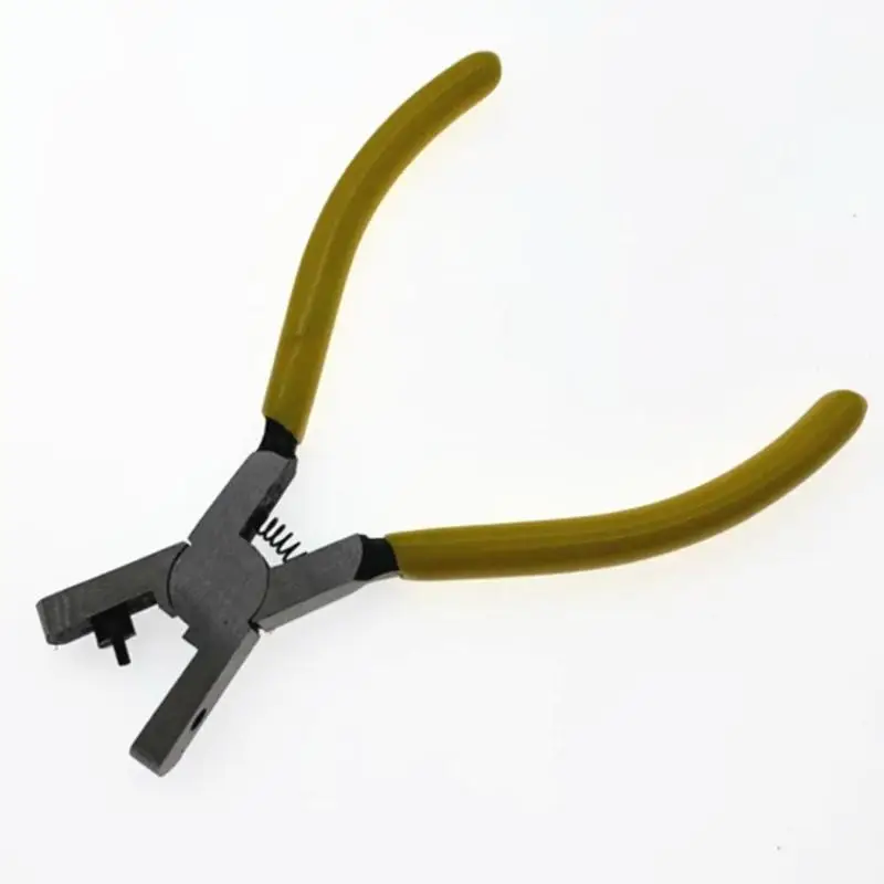 2 0 мм Универсальный кожаный ремешок для часов ремень инструмент пробивки желтые