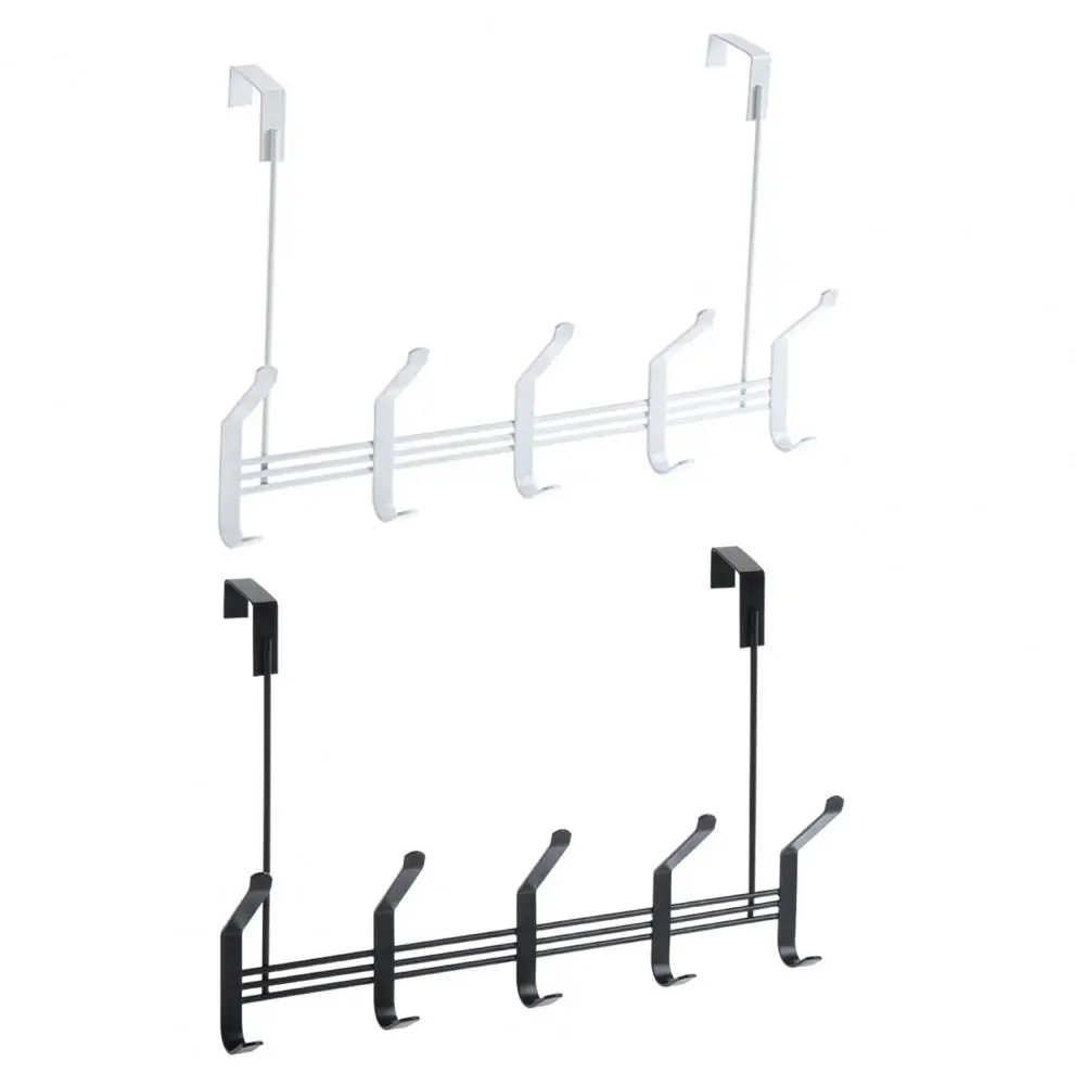 

Storage Rack Punch Free Good Load Capacity Iron Storage Door Hook for Home