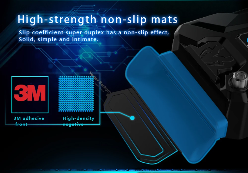 Портативный охладитель COOLCOLD K27 для ноутбука USB-вентилятор с вакуумным
