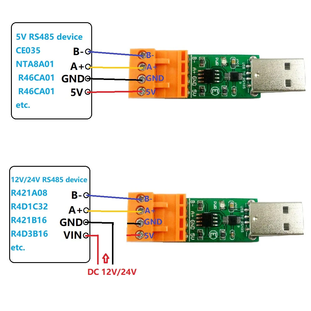 6 шт. WIN10 MAC LINUX OS USB к RS485 UART преобразователь CH340 SP485 Замена FT232 CP2102 PL2303 MAX485 MAX3485 SP3485 |