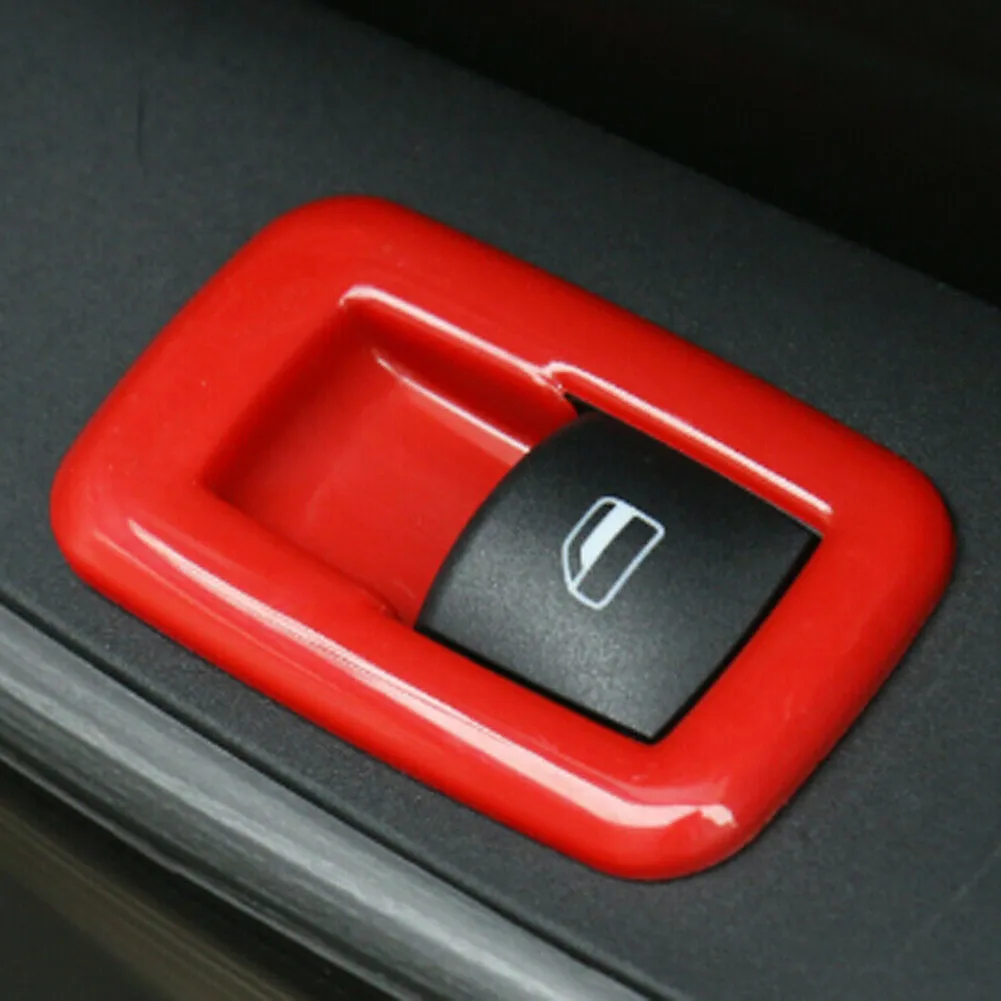 

ABS Button Accessories Trim Car Cherokee Journey For Cherokee Grand Frame Red 4pcs