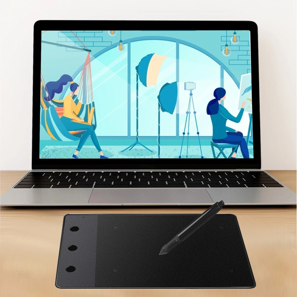 Планшет Графический Huion H420 для рисования 4x2 23 дюйма|Цифровые планшеты| |