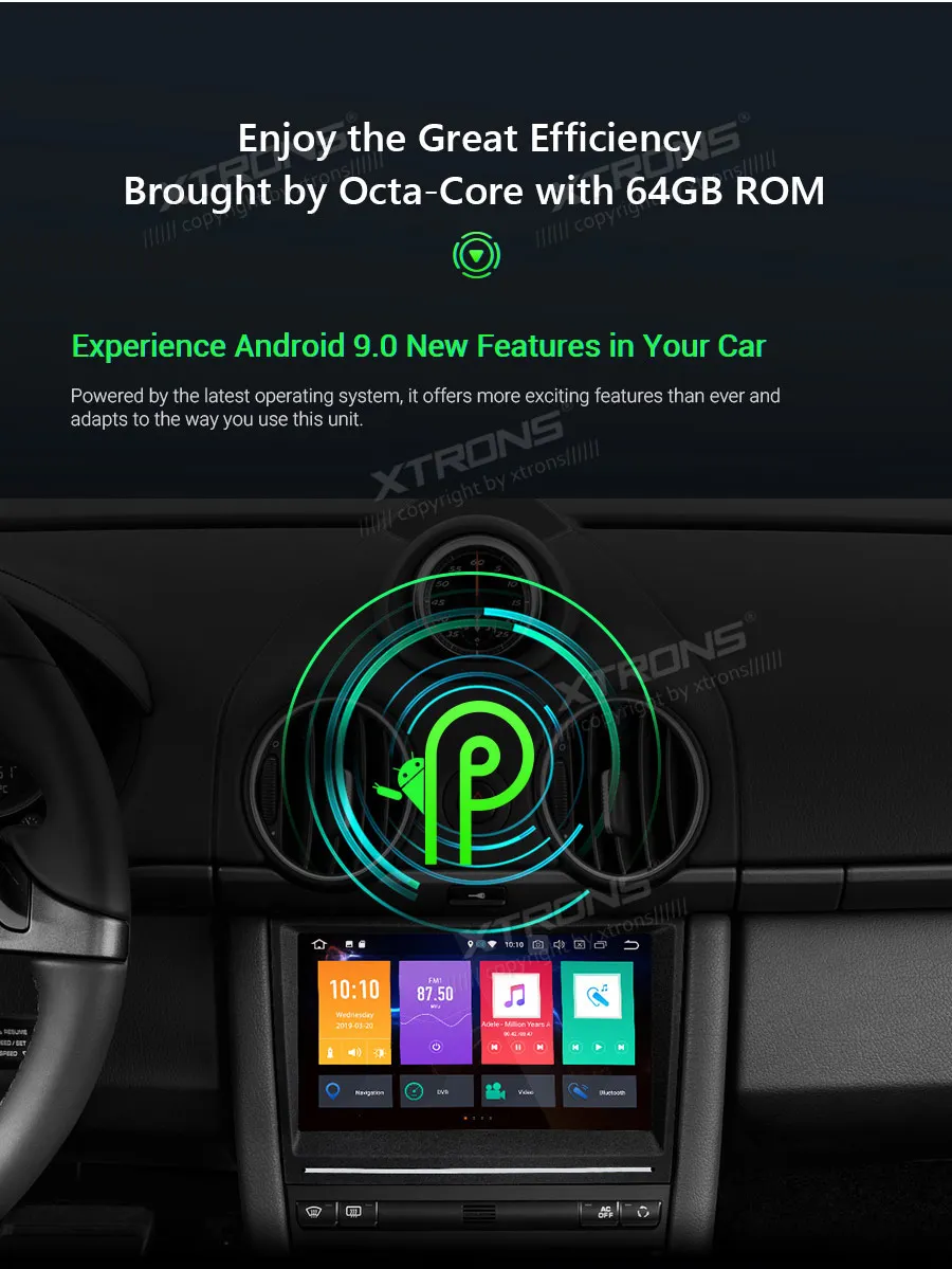 XTRONS 8 ''Android 9,0 PX5 автомобильный стереоплеер gps для Porsche 911 997 Cayman 987 2005 2006 2007 2008 Boxster 987 2005-2012 без DVD