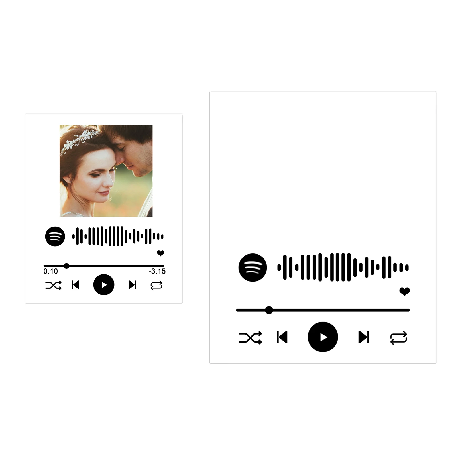 Пользовательский Spotify код акриловая музыкальная доска персональный фото стиль