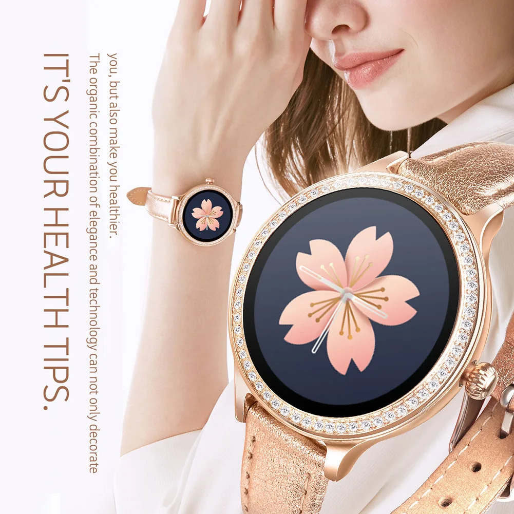 Умный Bluetooth браслет умный мониторинг здоровья кристалл циферблат часы NK-Shopping |