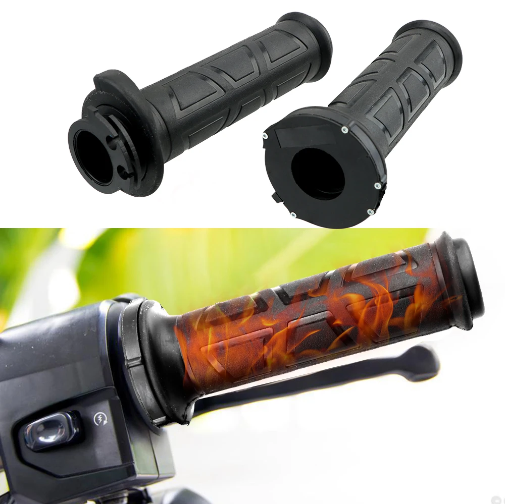 

Universal Motorcycle Electric Hand Heated Grips Warmer Adjust Temperature Hot Handlebar Motorcycle Accessories