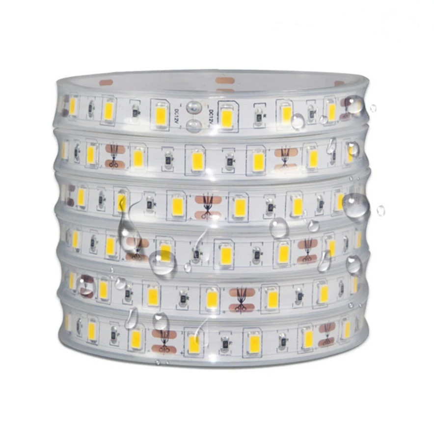 

SMD 5630 IP67/IP68 waterproof 12V or 24V DC aluminum LED profile ultra bright flexible LED strip light