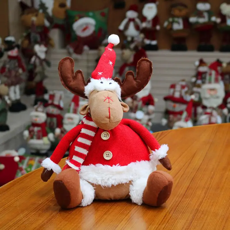 Рождественские украшения украшение для сидения декор камина мультяшная кукла с