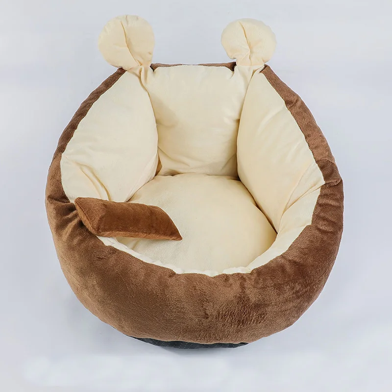 Coffee-Plush 6 цветов зимняя теплая будка для питомца кровать для кошек мягкий плюшевый щенок собака питомник коврик Чихуахуа кеди, Гатос подстилка для кошек товары для домашних животных Подушка для дома Cama perro kattenmand - Цвет: Coffee-Plush