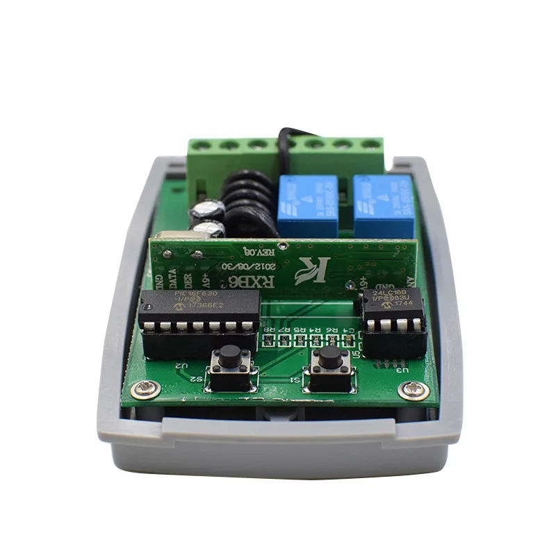 

Portable wireless 433.92 Mhz receiverDC12V / 24V copy code remote 2 channel electric clone door garage door automatic