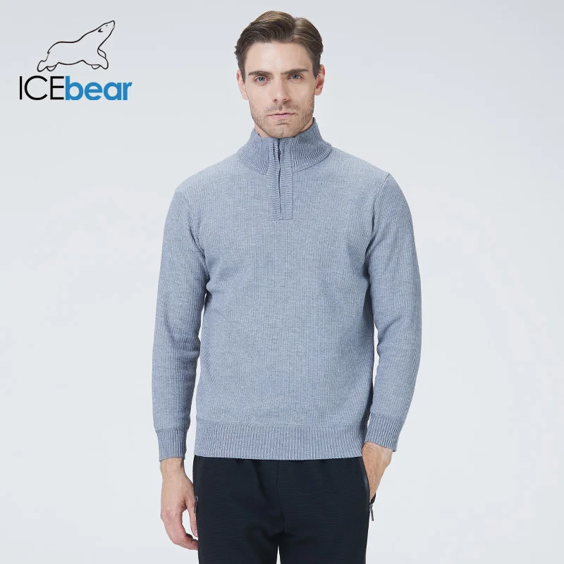 

Icebear 2021 новый мужской свитер с воротником-стойкой высококачественная мужская одежда 2022