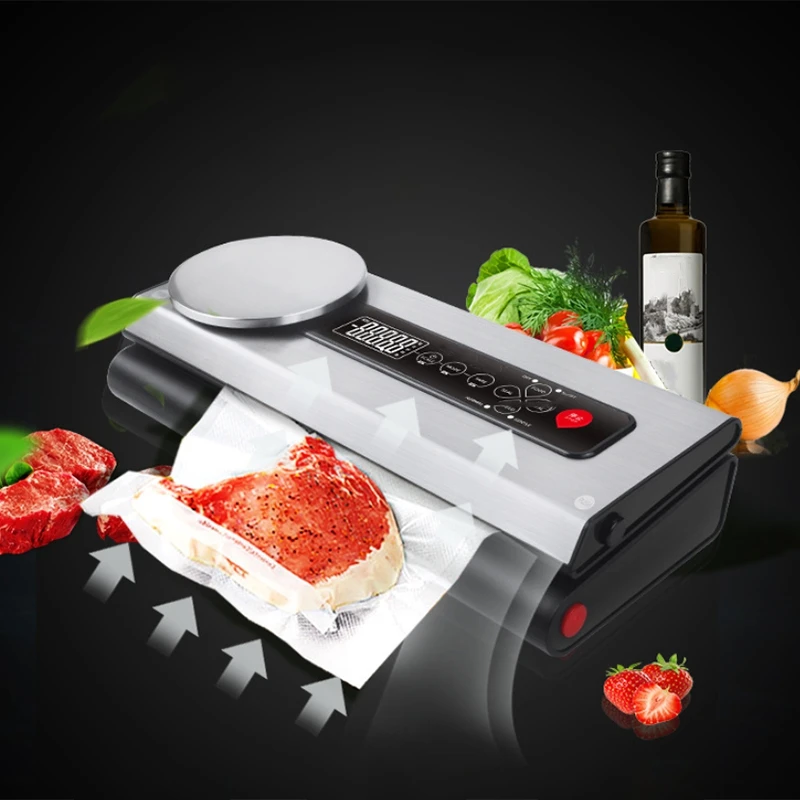 

Vacuum Sealer, Automatic Vacuum Air Sealing Machine with Bags & Smart Kit for Food Preservation, Compact Design, Dry & Moist Foo