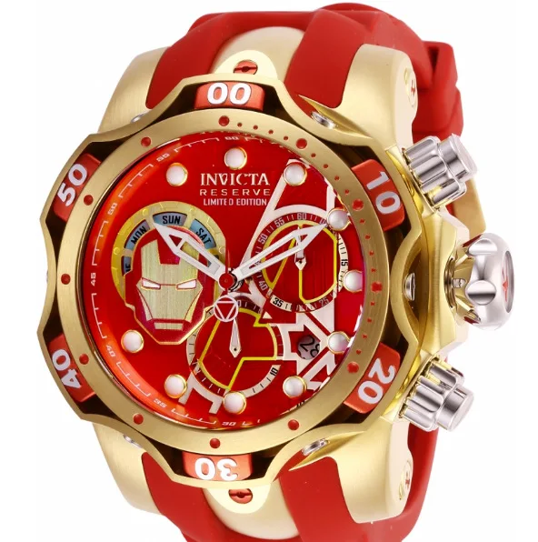 

2021 Chinese New Year Limited Steel Red Best Seller in Europe and America Quartz Men 's Watch