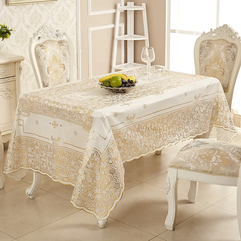 

Waterproof disposable pvc gilding table cloth tablecloth oil-proof home dining mat coffee table cloth tablecloth