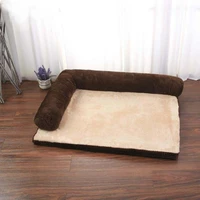 pet dog bed soft cushion sofa square pillow machine washable cover and detachable mat cat house for puppy medium large dog
