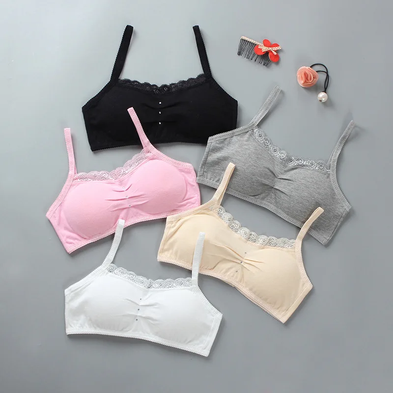 Новые кружевные бюстгальтеры для девушек хлопковый спортивный бюстгальтер