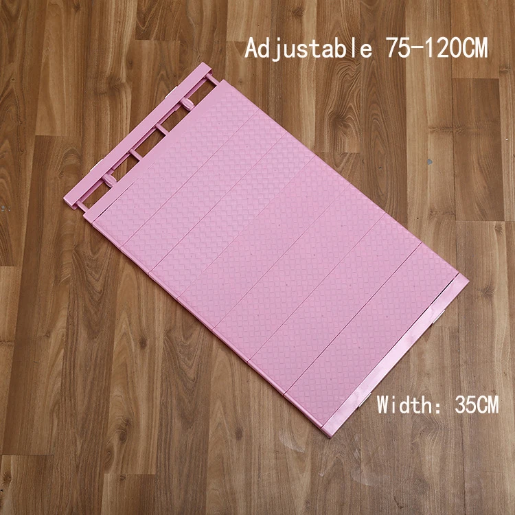 35X120 PI 1 шт., органайзер для шкафа, полка, мебель для спальни, настенный держатель для шкафа, кухонный шкаф, полка для хранения, экономит место, полка для шкафа - Цвет: 35X120 PI