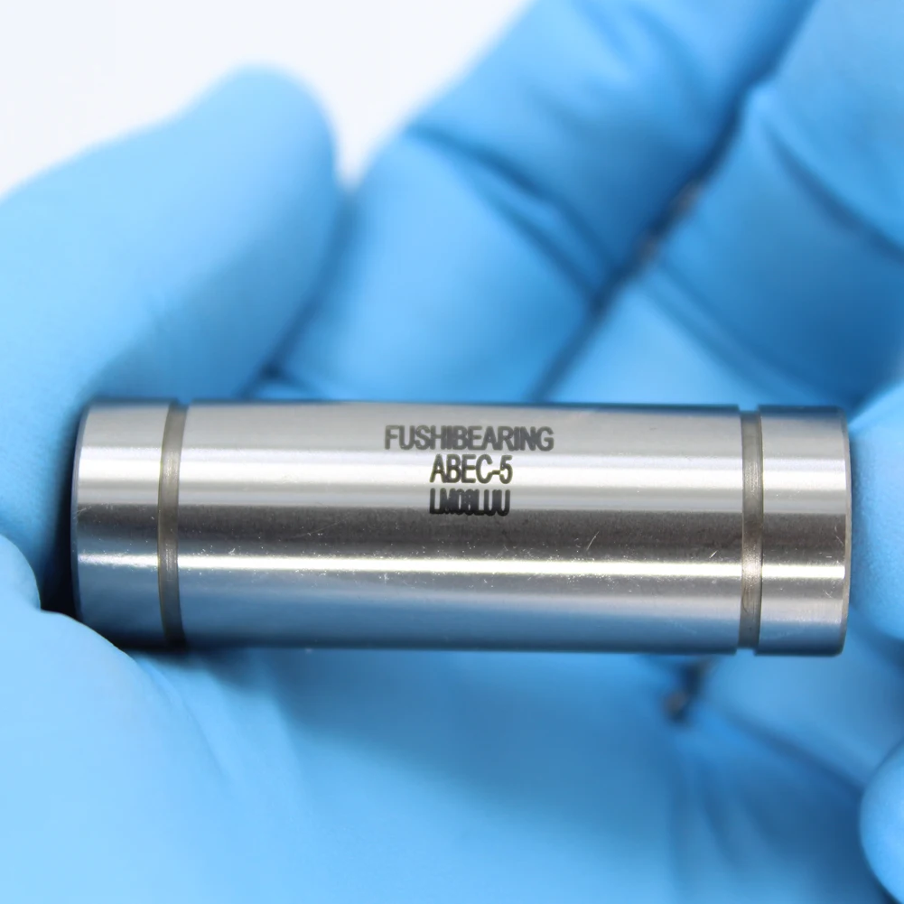 Линейный подшипник LM8LUU для 3D-принтера хромированный стальной LM08LUU диаметр