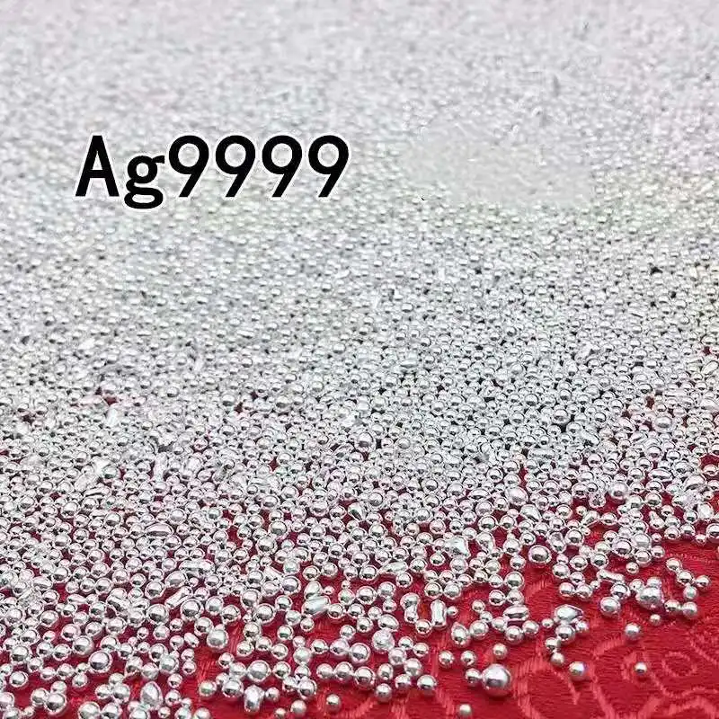 

9999 Silver raw material particles Silver beads/silver balls