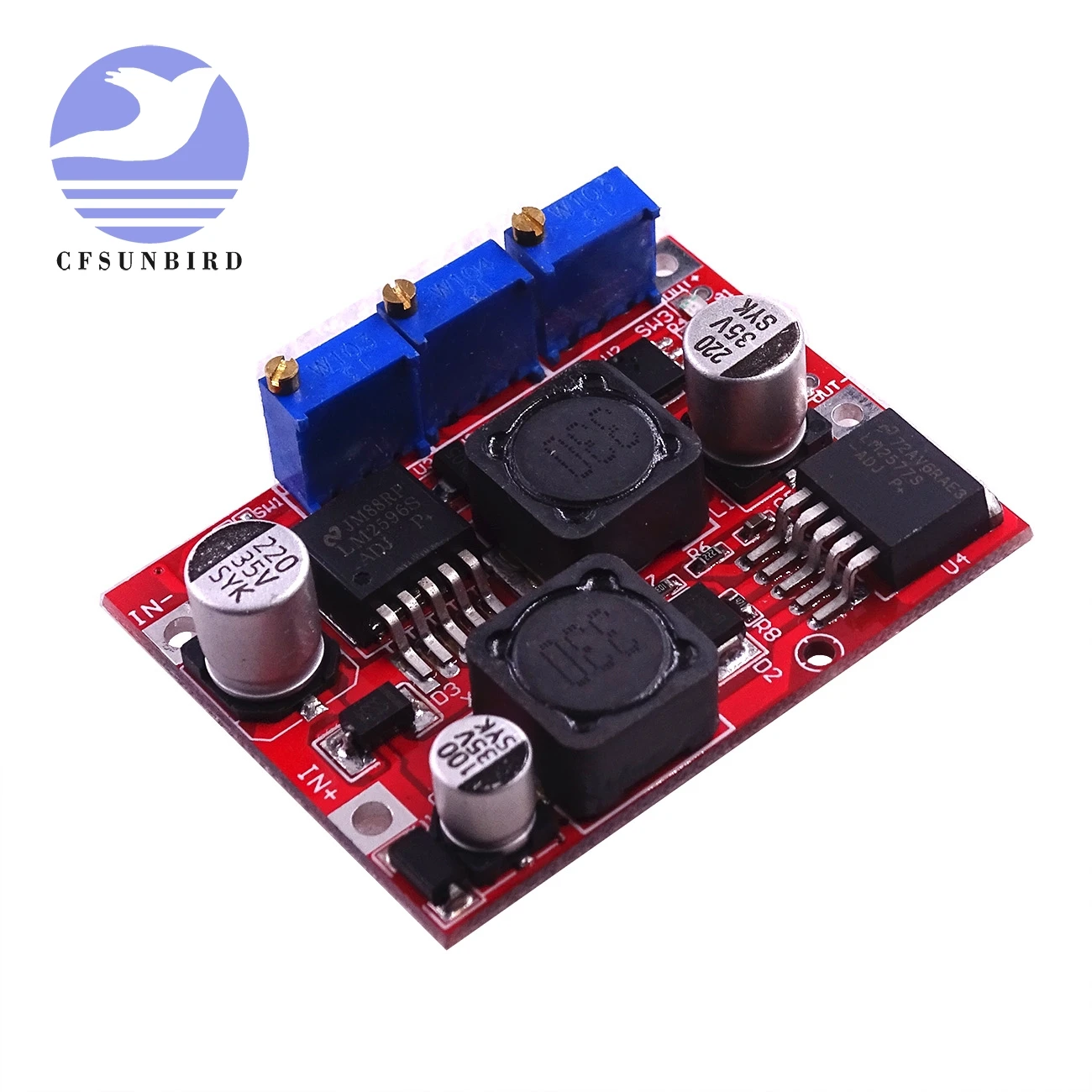 Сменный понижающий модуль преобразователя Напряжения LM2577S LM2596S XL6019