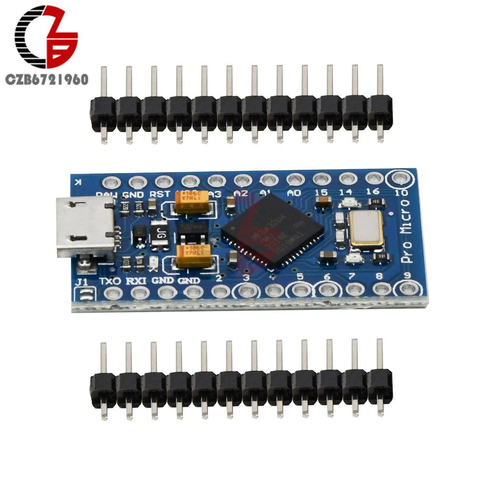 Micro USB ATmega32U4 Pro 3 V 8 МГц Доска модуль для Arduino Leonardo ATMega 32U4 контроллер заменить