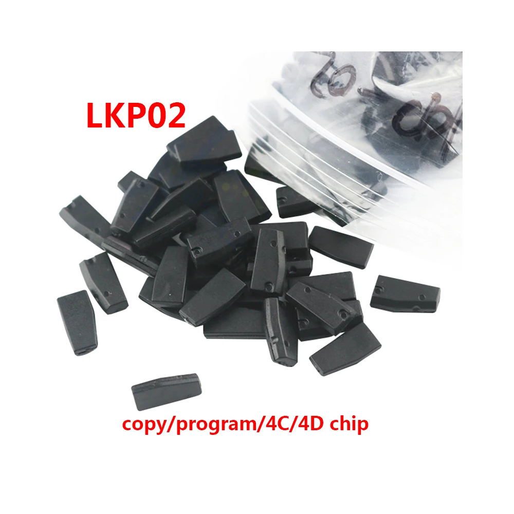 

10pcs original Newest LKP02 LKP-02 chip LKP03 LKP-03 copy ID46 chip can clone 4C/4D/G chip via Tango&KD-X2 Transponder Chip