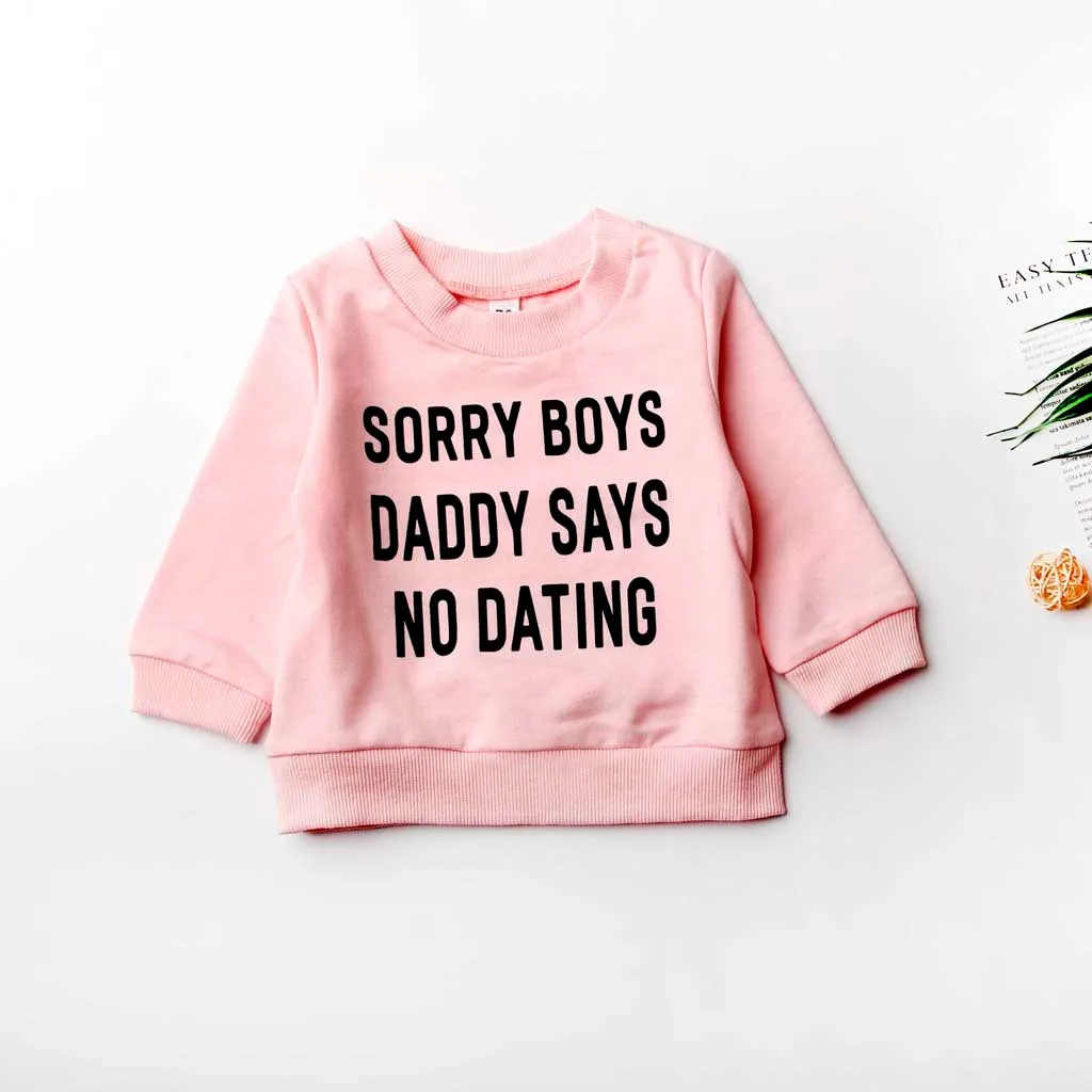 Одежда для малышей футболка с длинными рукавами и надписью одежда маленьких