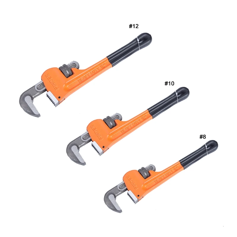 

Pipe Plumbing Wrench Heavy Duty Pipe Wrench Plumbing Water Pump Monkey Pipe Wrench for Vehicle Maintenance Durable