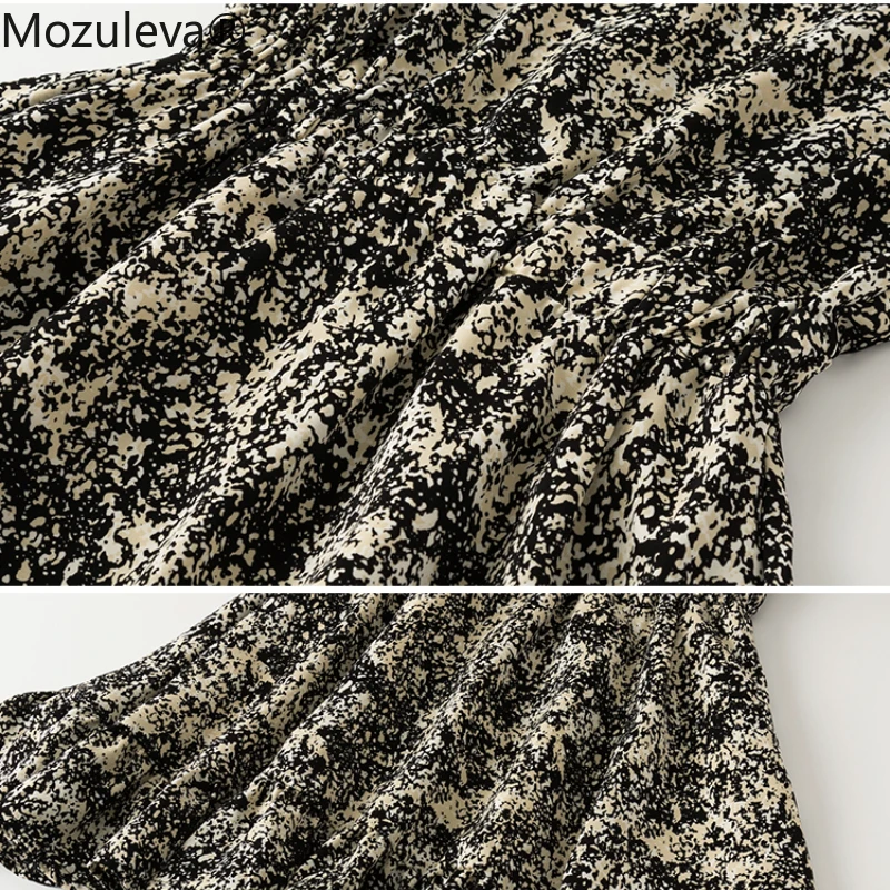 Платье-трапеция женское с круглым вырезом поясом и длинным рукавом высокой