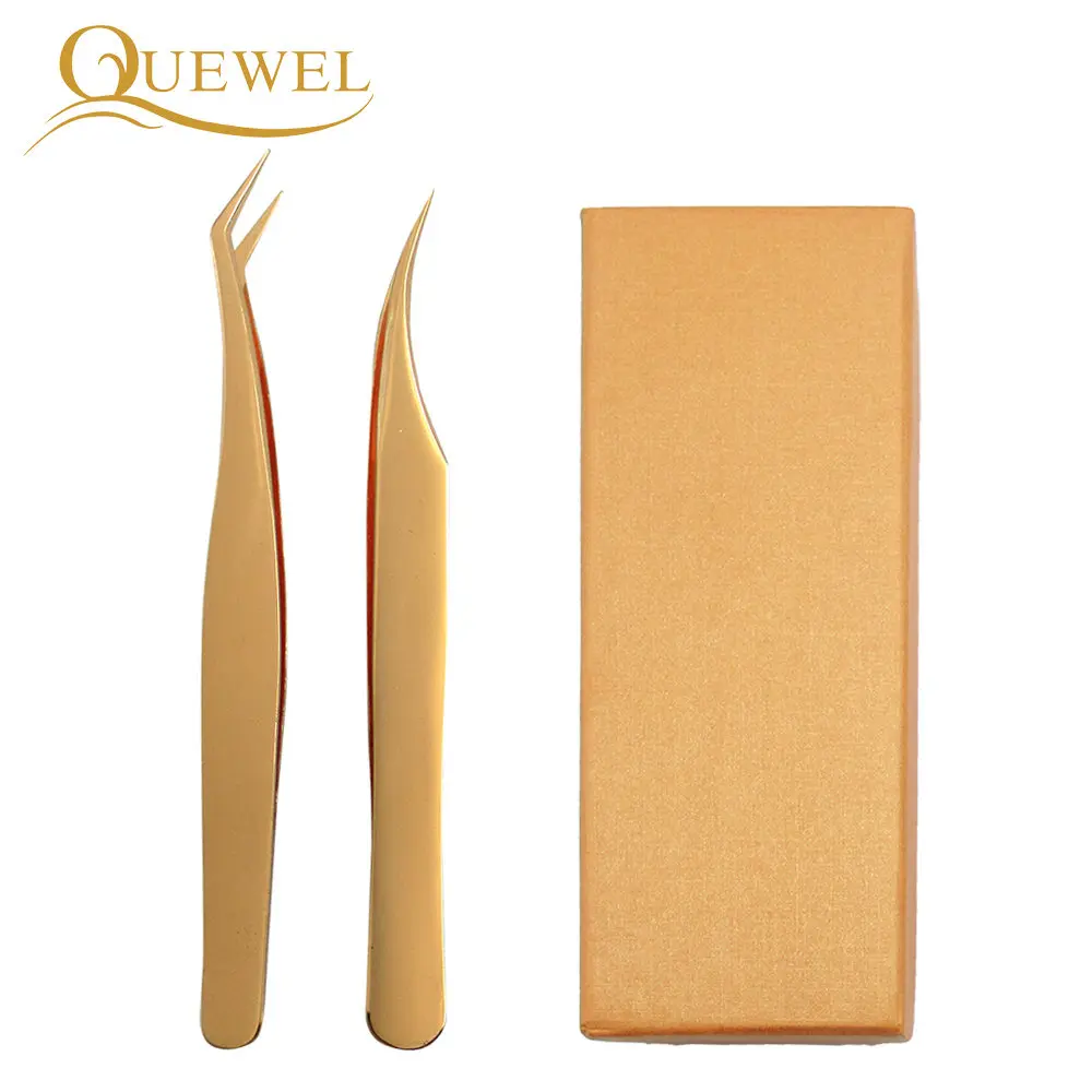 Пинцет из двух частей для наращивания ресниц антистатический пинцет нержавеющей