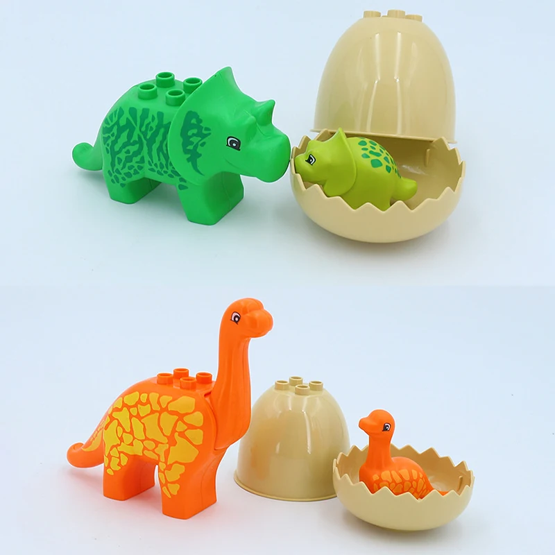 Строительные блоки большого размера аксессуары сделай сам яйцо динозавра