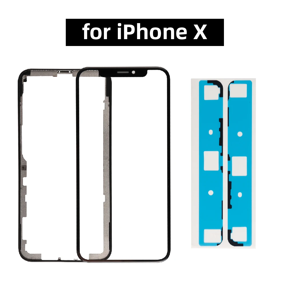 5 шт. сменная Сенсорная панель FIXBULL для iPhone X Xr Xs Max с рамкой ока сенсорный экран