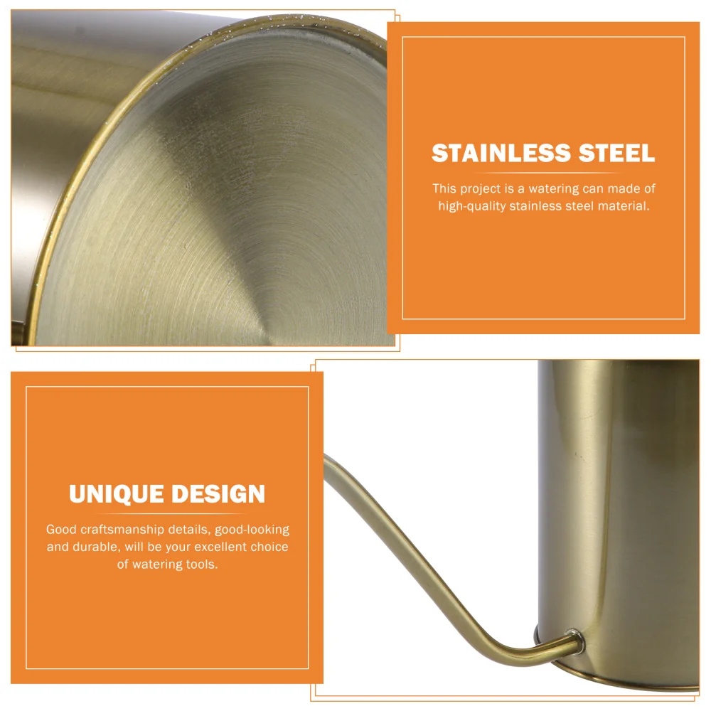 

1pc Durable Household Gardening Sprayer Watering Kettle for Garden (Golden)