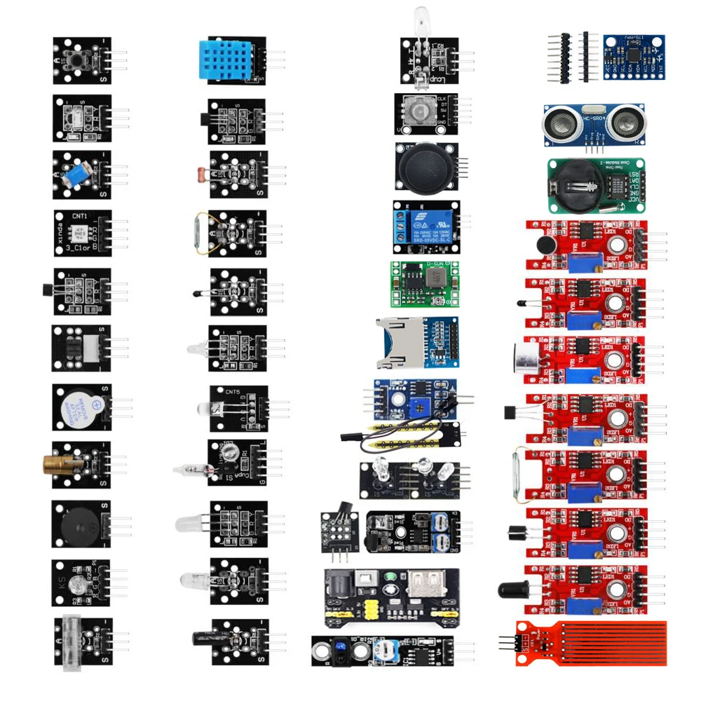 

For Arduino 45 in 1 Sensors Modules Starter Kit Better Than 37in1 Sensor Kit 37 in 1 Sensor Kit UNO R3 MEGA2560