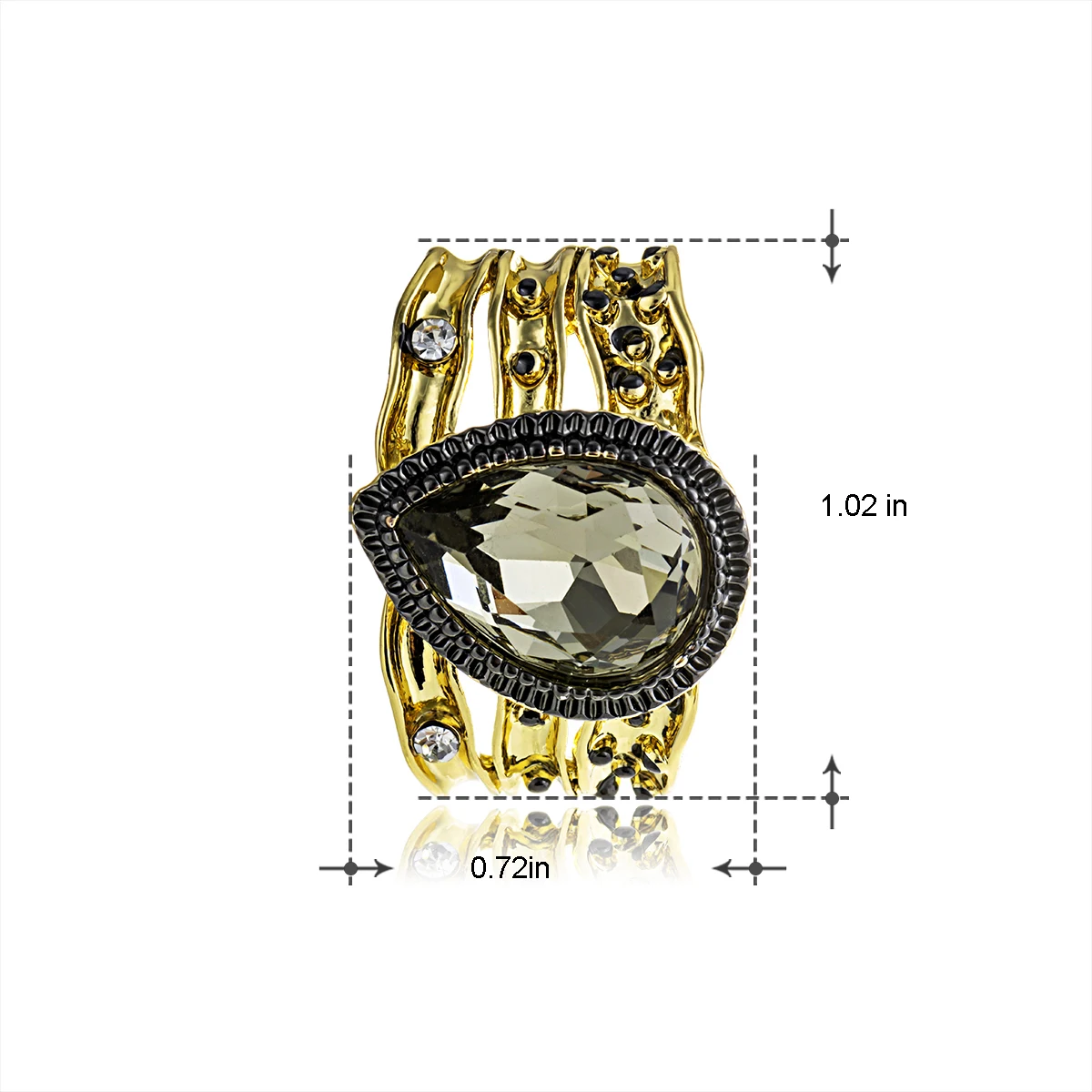 Новинка от Viennois золотые зажимные серьги-клипсы для женщин модные ювелирные