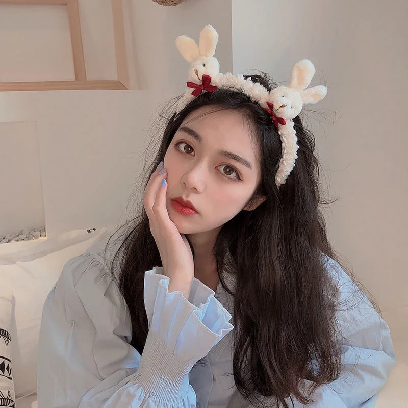 Бесплатная доставка Забавные волосы группа стирка уход за кожей лица повязка на