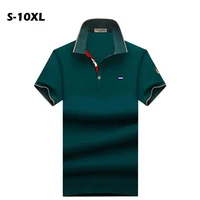 new classic autumn cotton loose large mens lapel shirt s 10xl t shirt casual top middle age mens polo shirt