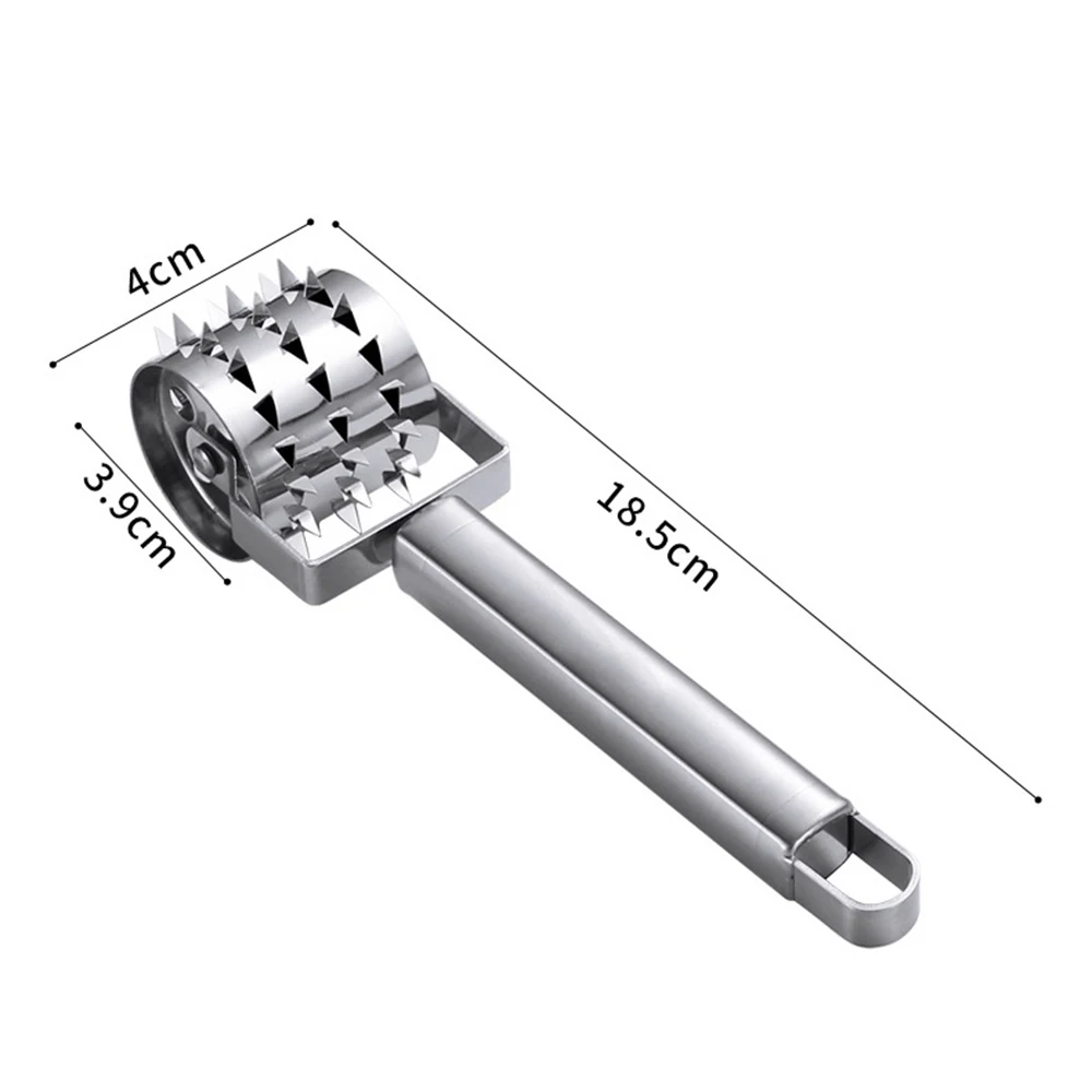 

1Pcs Stainless Steel Useful Loose Meat Tenderizers Meat Hammer for Steak knock-sided for Steak Pork Pounders Kitchen Tools