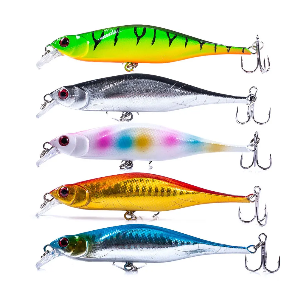 5 шт. рыболовная приманка медленно тонущий гольян 105 мм 11 г искусственная