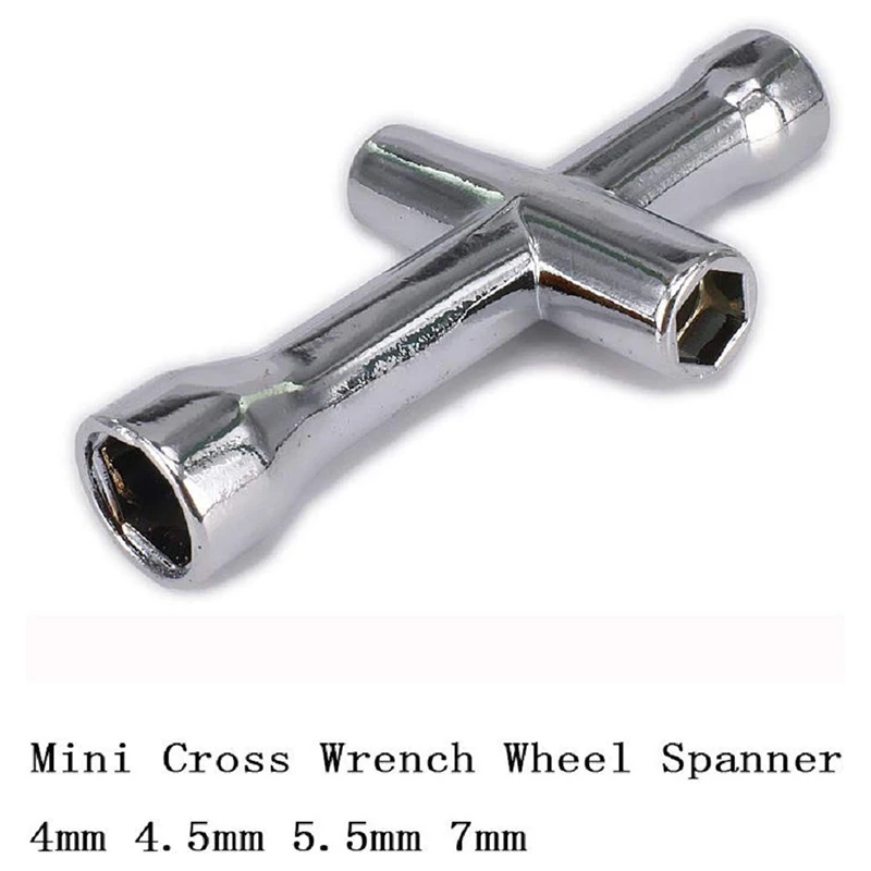Алюминиевый крест ключи дюймовый стандарт рукав 4 мм 5 7 8 10 12 17 гнездо шестигранный