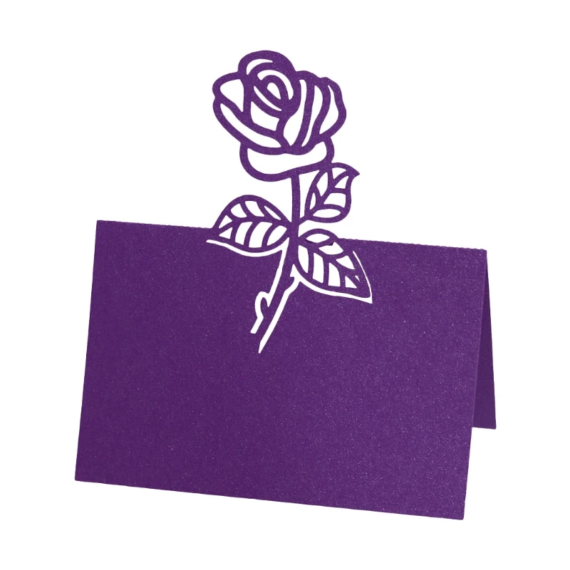 Полые розы цветы номер стола 100 свадебное украшение карточка с именем и местом шт.