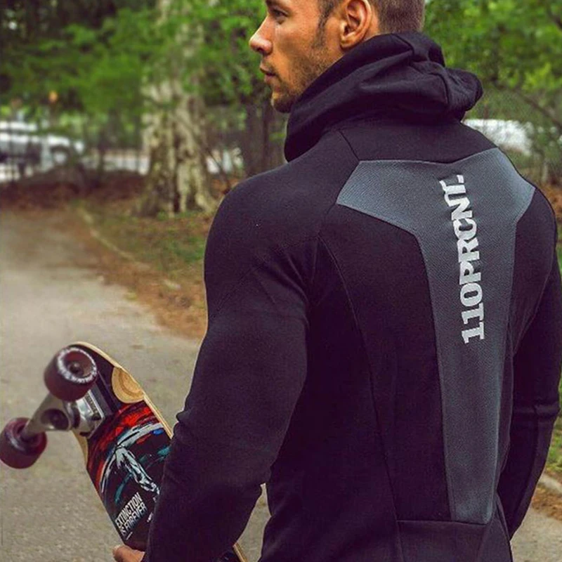 Мужская одежда 2020 дышащая мужская куртка для бега с капюшоном спортзала осеннее