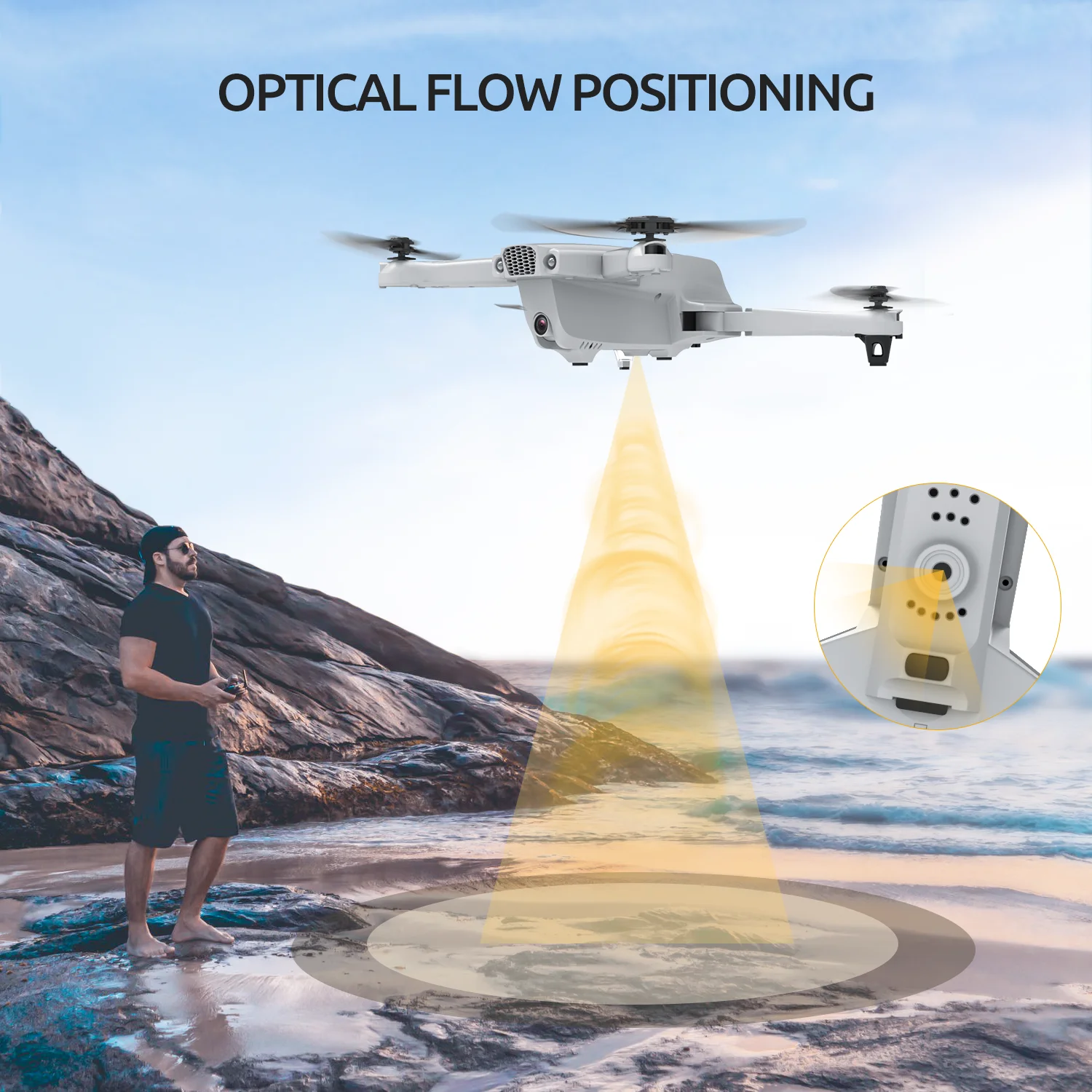 d65 gps дрон с 4k uhd fpv камерой foldablerc quadcopter tap fly circle mv mode 2 б