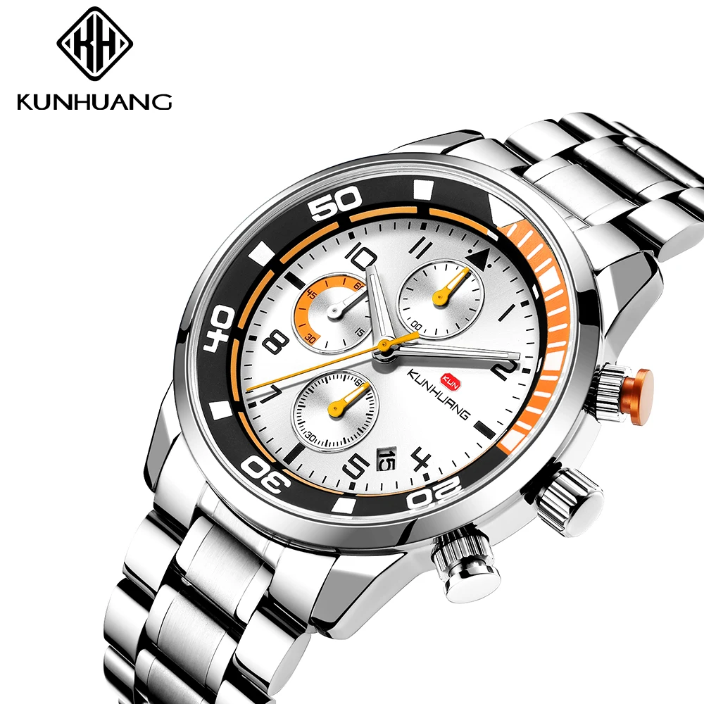 2020 водонепроницаемые кварцевые часы ведущей марки Роскошные наручные с