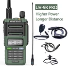 Baofeng UV-9R PRO IP68 Двухдиапазонная высокомощная Водонепроницаемая радиостанция, улучшенная версия, портативная рация, диапазон 50 км