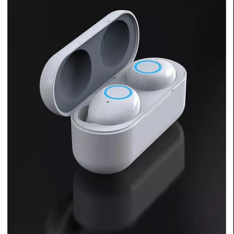 White H101 TWS беспроводные Bluetooth наушники BT V5.0 бинауральные наушники стерео микрофон вкладыши с зарядным устройством - Цвет: White